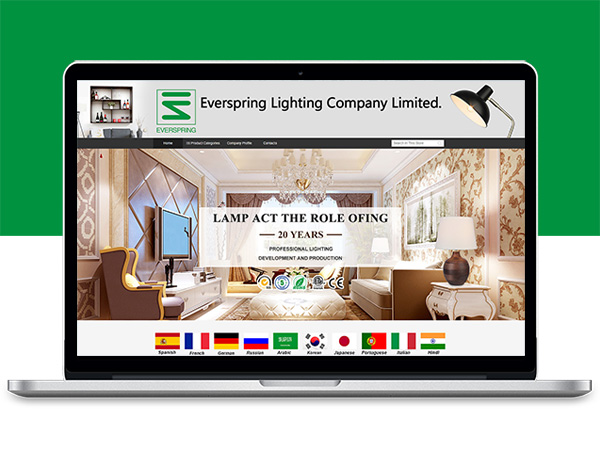 做LED灯外贸出口生意需要做一个英文版网站！